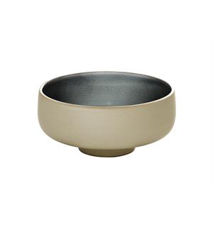NARA bolle rund Ø:120mm Grå Steingods - Ø:120mm H:56mm 0,33ltr 